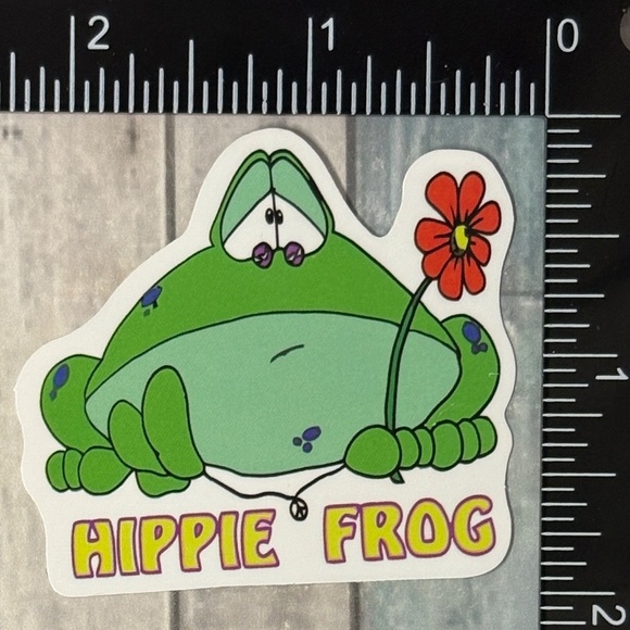 ๐10/$10๐ Psychedelic Frog Reusable Waterproof Vinyl Sticker Decal - Picture 1 of 1